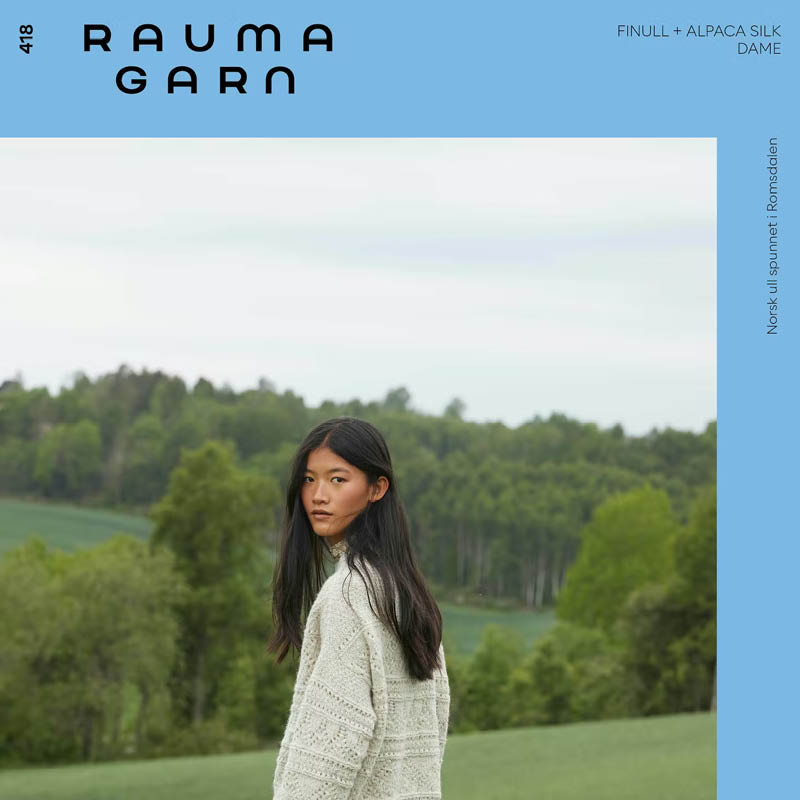 Hefte 418, Finull og Alpaca silk, dame - Bilde 1