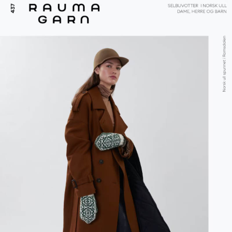 Hefte 437 Selbuvotter i norsk ull tial dame, herre og barn - Bilde 1