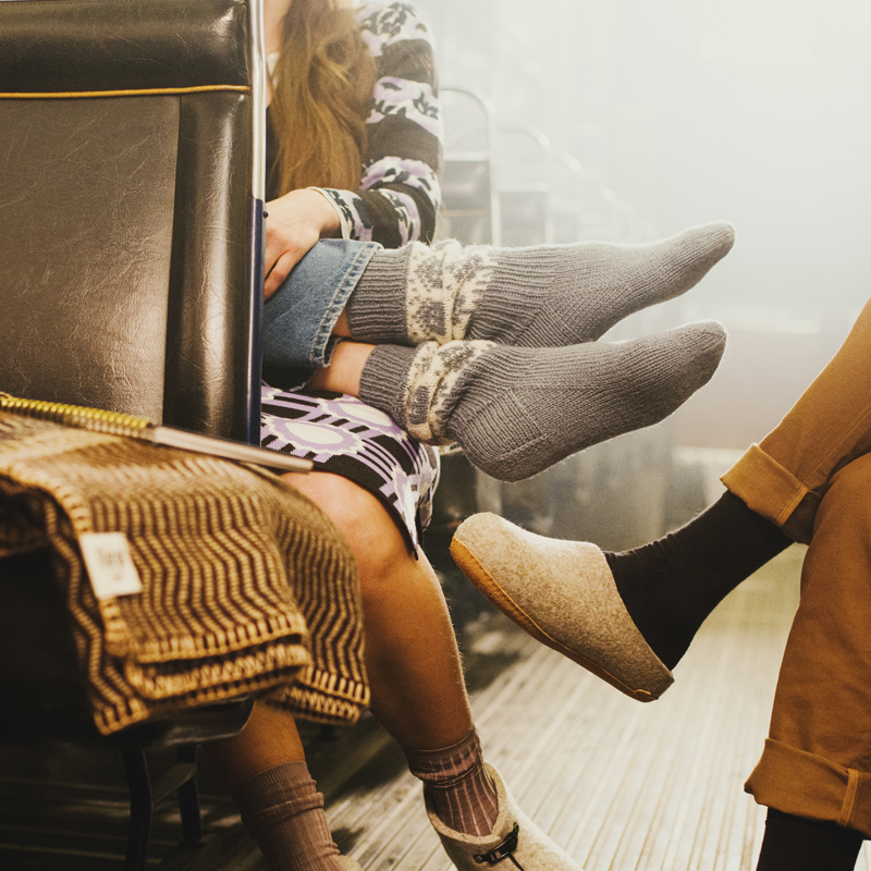 Strikkepakke HYTTESOKKER - Bilde 2