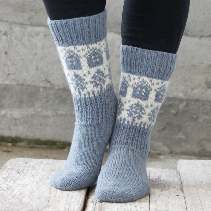 Strikkepakke HYTTESOKKER - Bilde 1