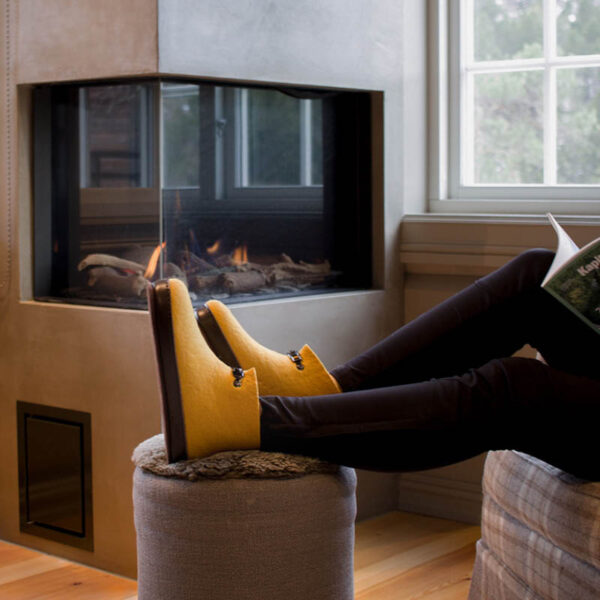 OKER TØFLER I FILT - DEN ORIGINALE HAUSTØFFELEN