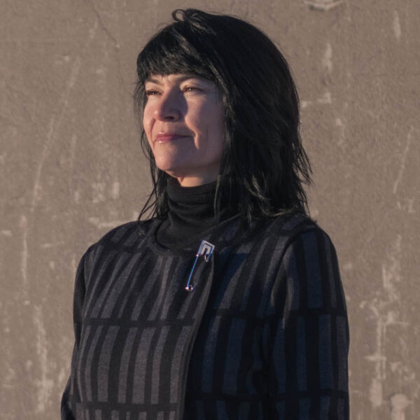 Lang jakke sort/grå fra DUODU