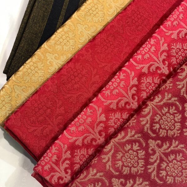 MATERIALPAKKE, RØD-RØD VEST TIL TROMSBUNADEN FOR KVINNER