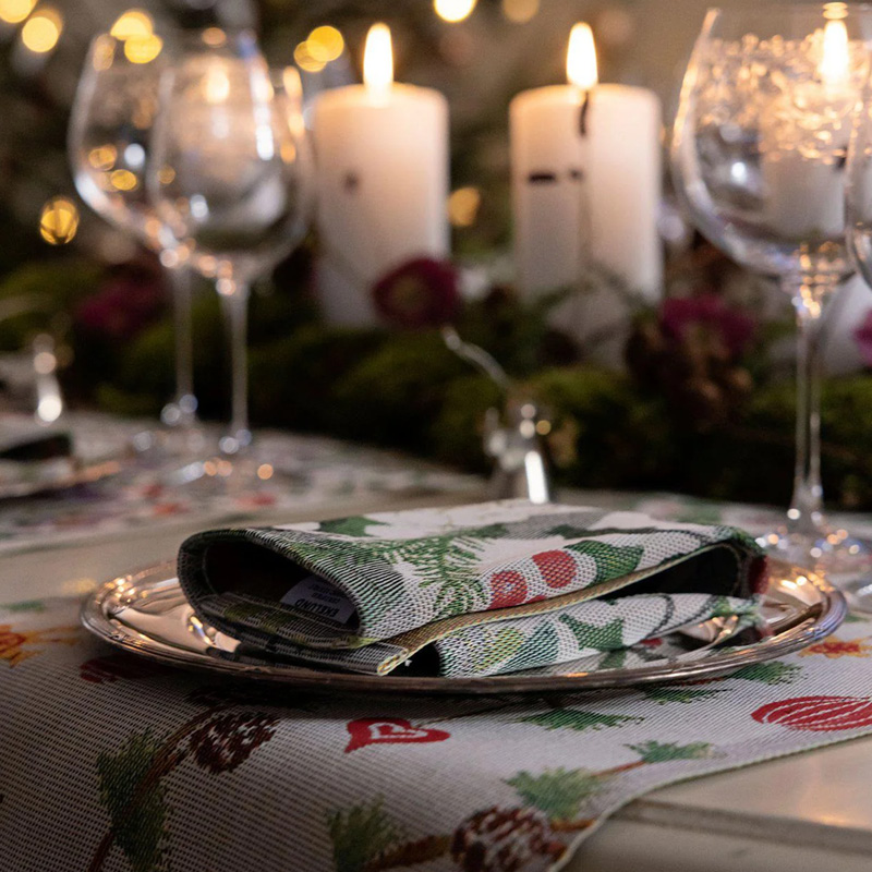 Serviett JULEFRÖJD 35x35 cm - Bilde 3