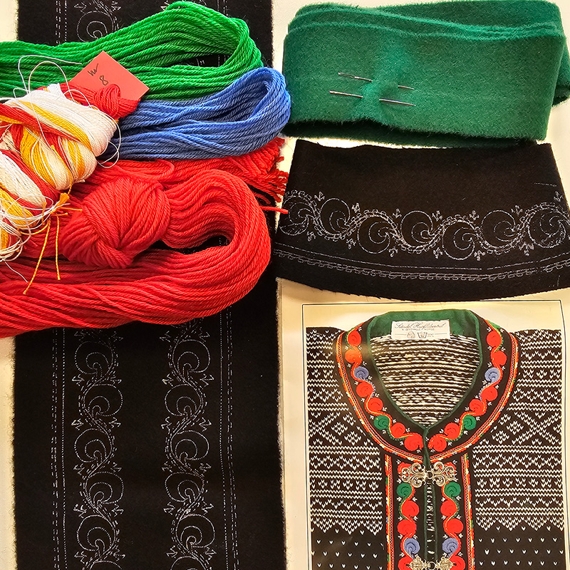 Broderipakke Setesdalskofta (jakke) - Bilde 2