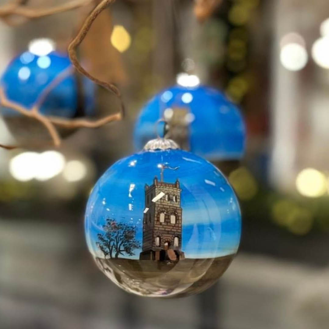 Julekule blå - Bilde 1