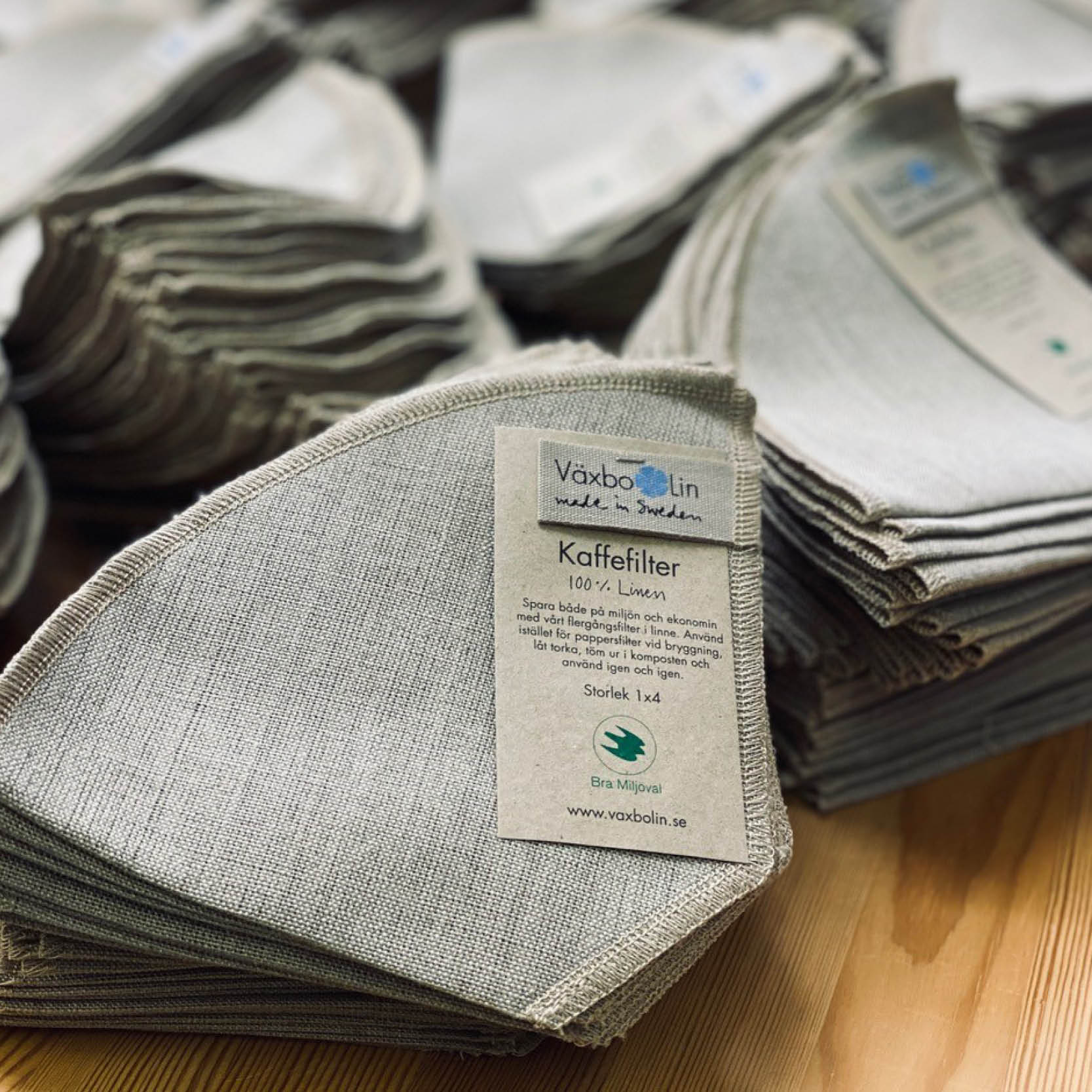 Kaffefilter i 100% lin - Bilde 4