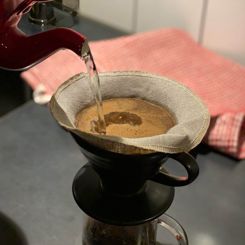 Kaffefilter i 100% lin