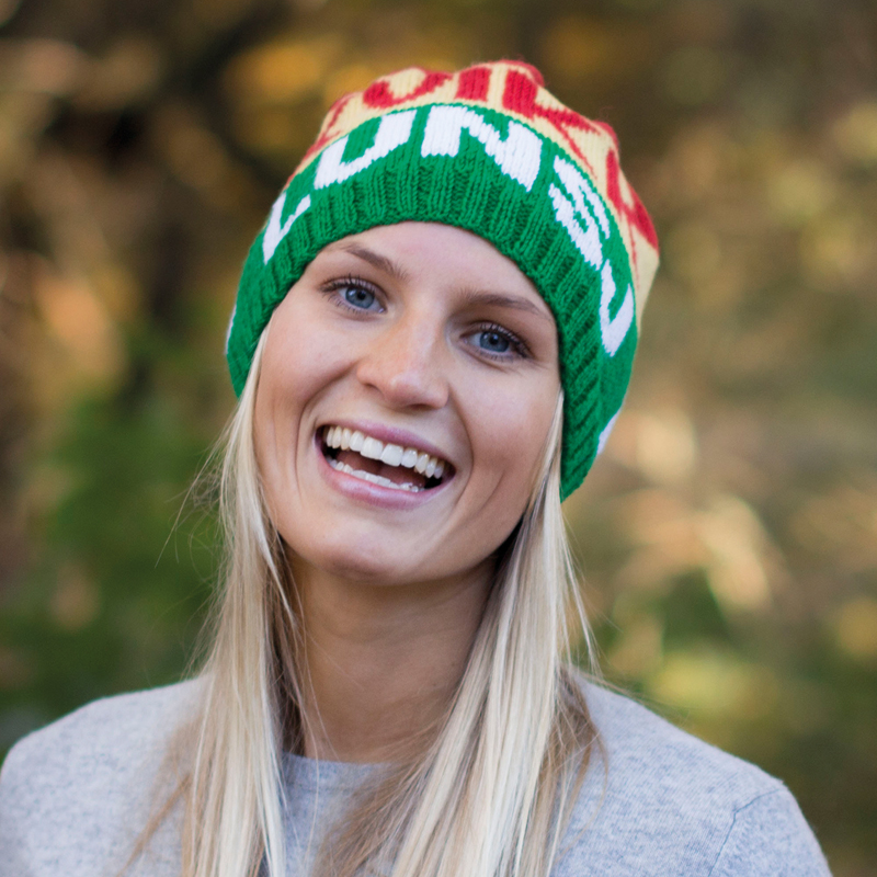 Strikkepakke Kvikk Lunsj Lue - Bilde 1