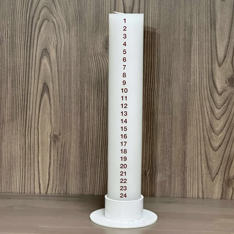 Kalenderlys rød - Bilde 1