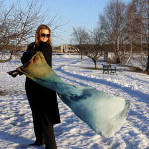 Skjerf Morning dew - Bilde 6