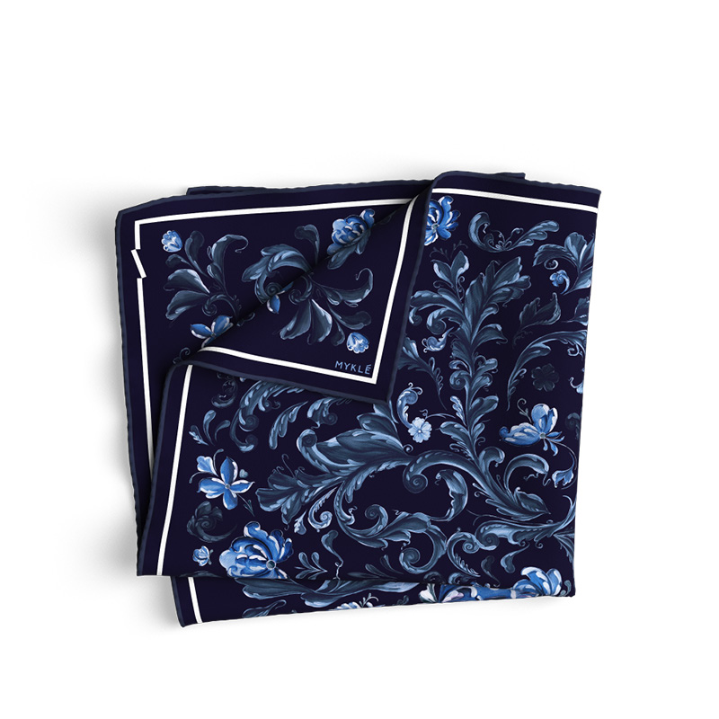 Månerose silkesjal - Bilde 3