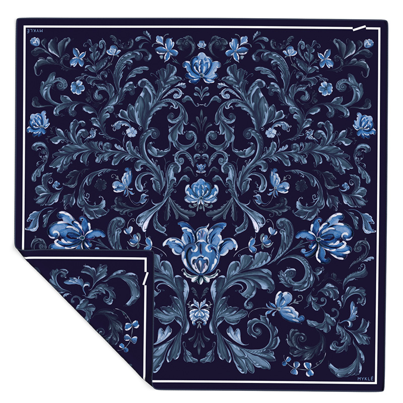 Månerose silkesjal - Bilde 4