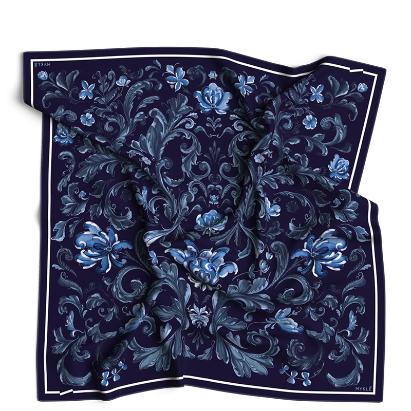 Månerose silkesjal - Bilde 5