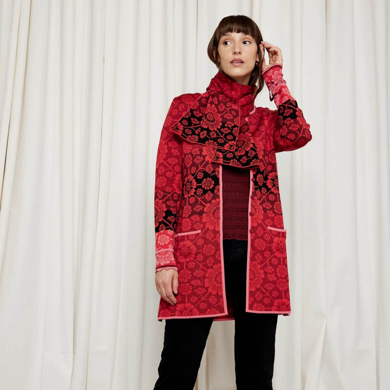 Marit cardigan Rød - Bilde 1