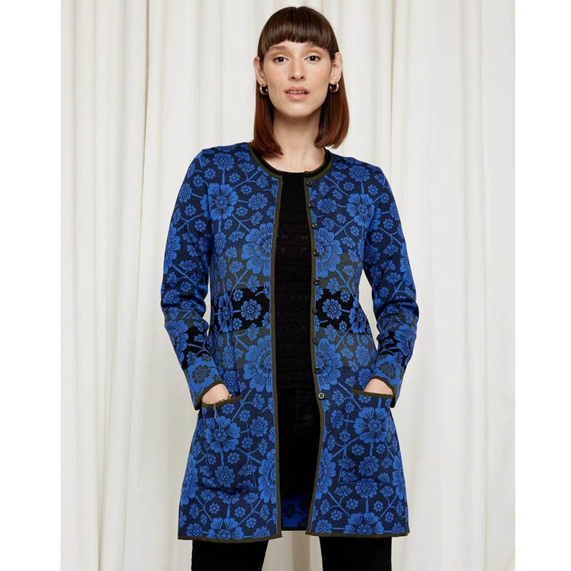 Marit cardigan blå - Bilde 5