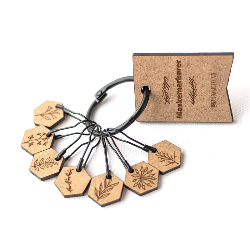 Maskemarkører med blader - Bilde 1