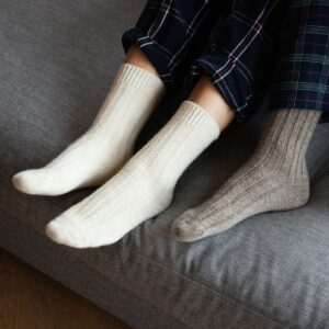 Oims Yak Wool Sock - Yak Brown - Bilde 5