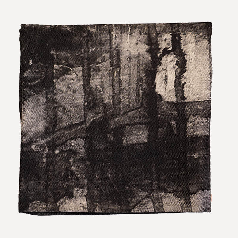 Skjerf OVER THE SEVEN SEAS/ BLACK AND WHITE - Bilde 2