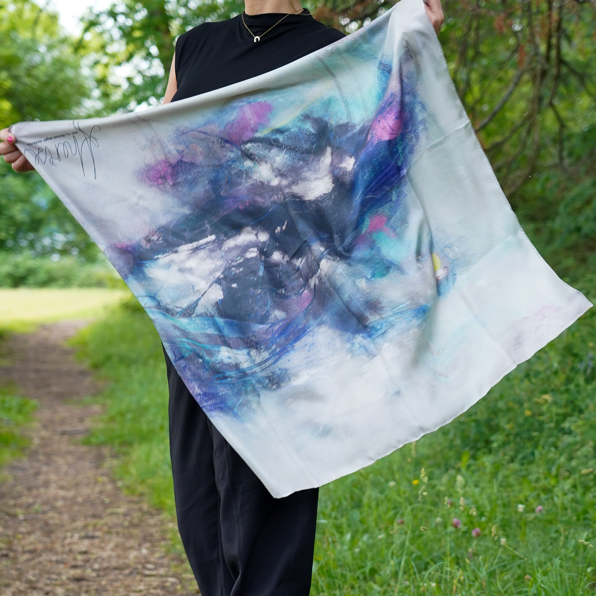 Silkesjal Cracked ice - Bilde 4