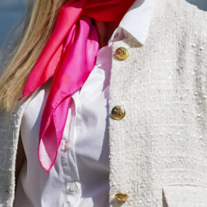 Silkesjal Pink 65x65 cm - Bilde 2