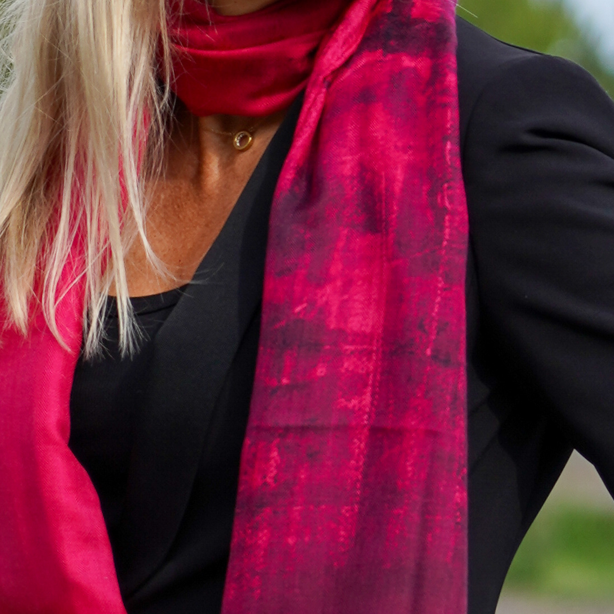 Skjerf Over the seven seas magenta - Bilde 2