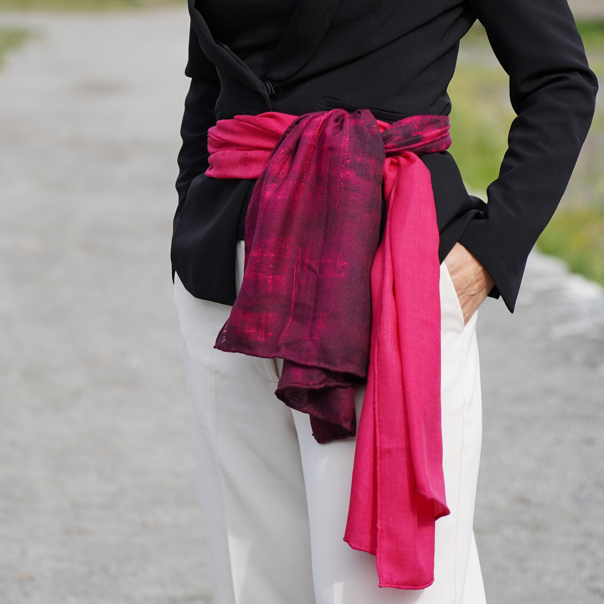 Skjerf Over the seven seas magenta - Bilde 1