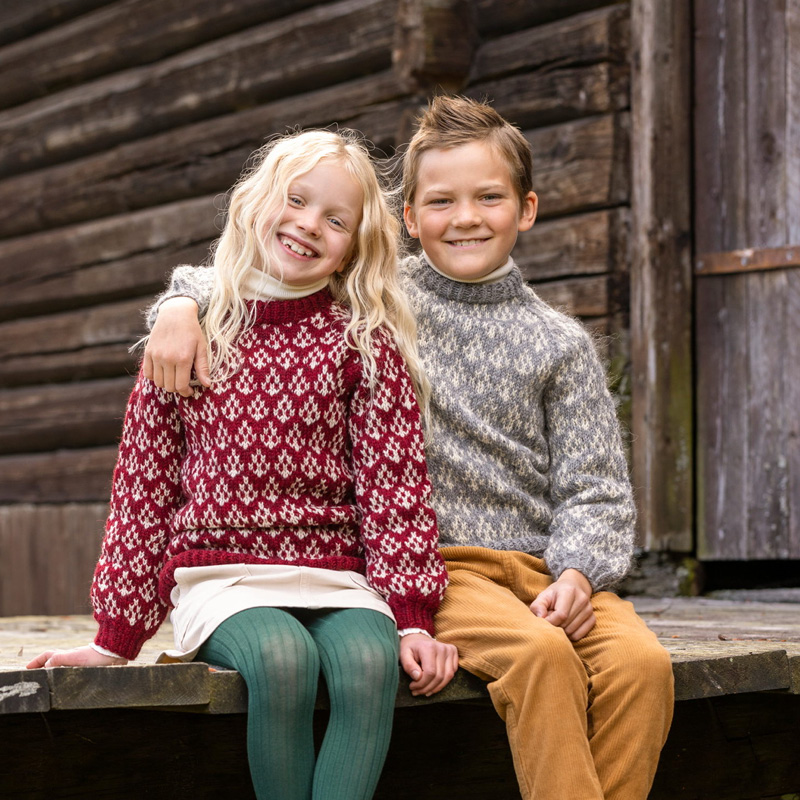 Noor barnegenser strikkepakke - Bilde 2