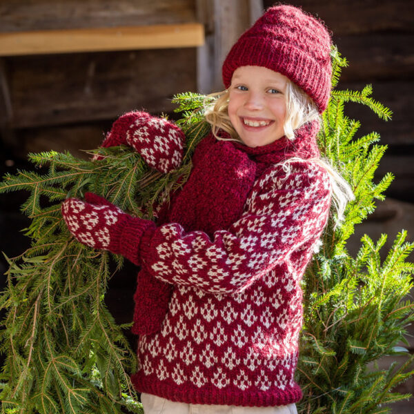 Noor barnegenser strikkepakke
