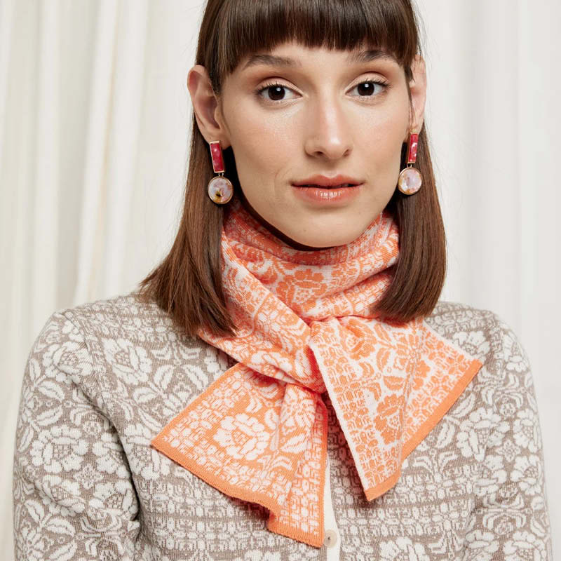 Oksana skjerf orange - Bilde 1