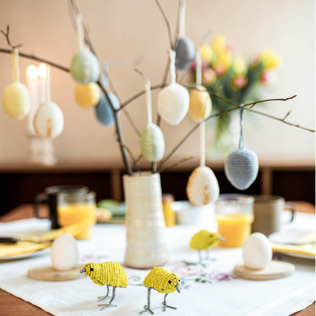 Påskekylling i perler 1pk - Bilde 4