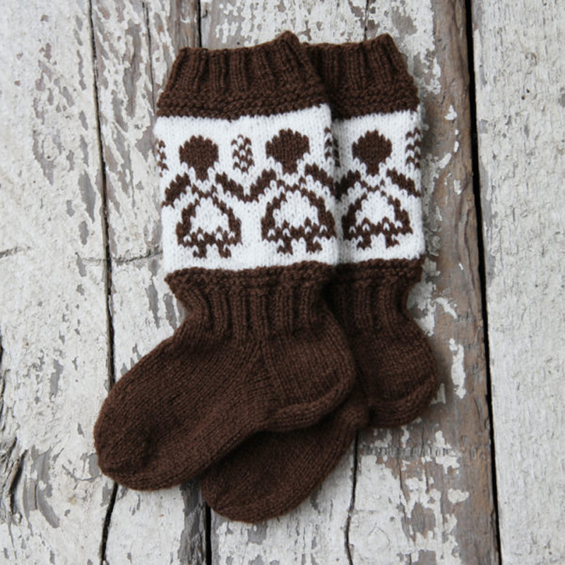 Strikkepakke Pepperkakesokken - Bilde 1