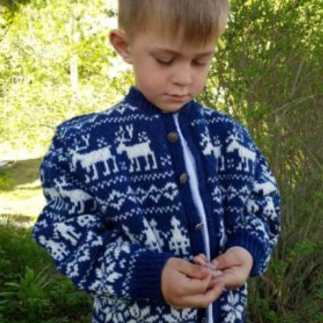 Strikkeskatt nr. VH28 Selbujakke - Bilde 3