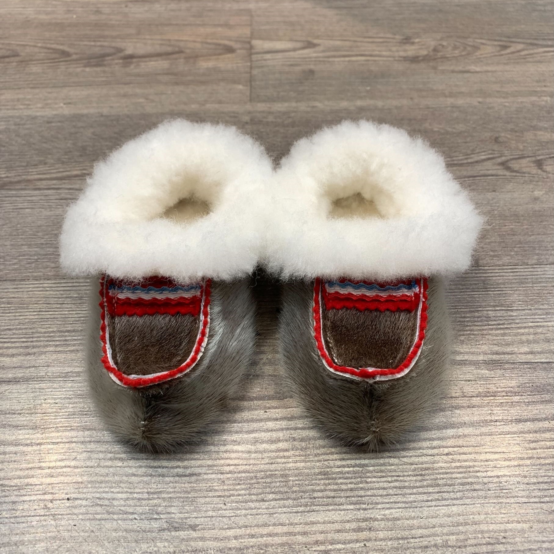 SELSKINNSTØFLER TIL BARN STR.19-30 - Bilde 3