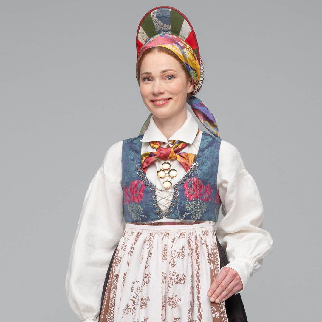 Rekonstruert Vest-Agder drakt fra 1810 - Bilde 1