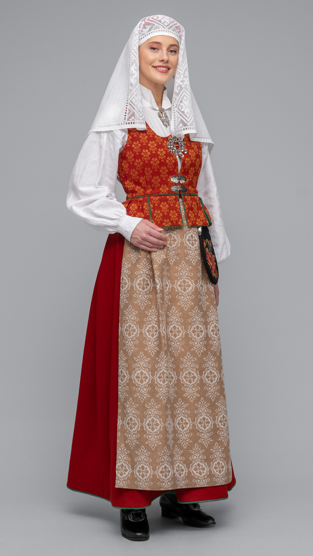 Rød Trønderbunad Gloria - Bilde 24