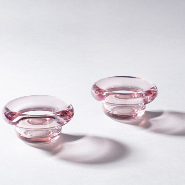 SIRKEL telysholder rosa