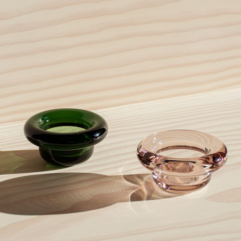 SIRKEL telysholder grønn - Bilde 3