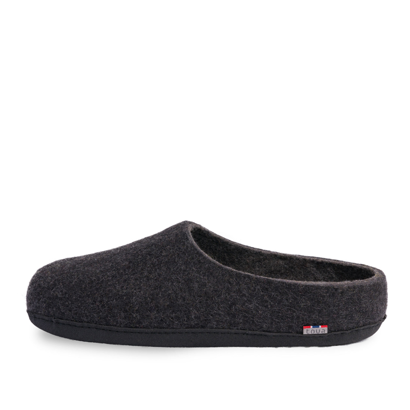 Slipper koksgrå dame, med såle som tåler vann - Bilde 1