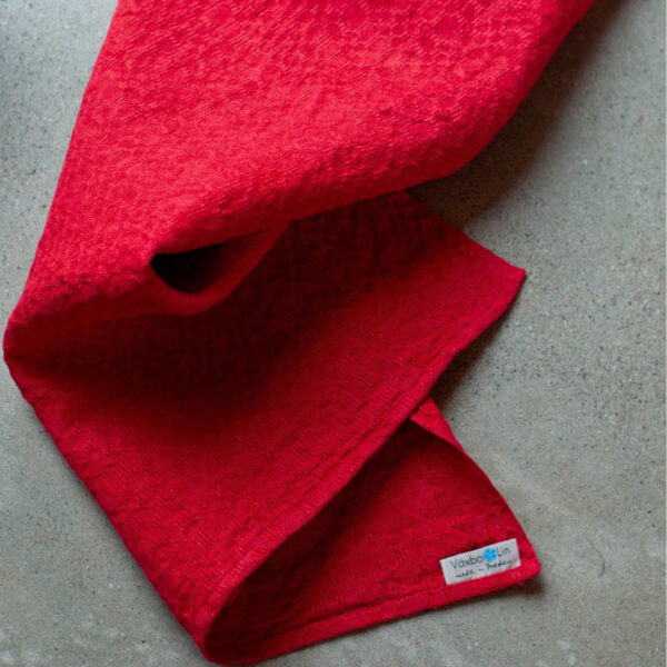 Snackskal håndkle  rød/rød