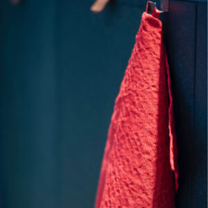 Snackskal håndkle  rød/rød - Bilde 2