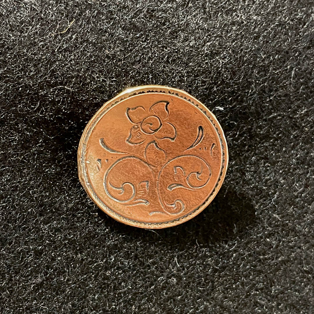 BRONSEKNAPP stor - Bilde 1