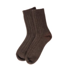 Oims Yak Wool Sock - Yak Brown - Bilde 2