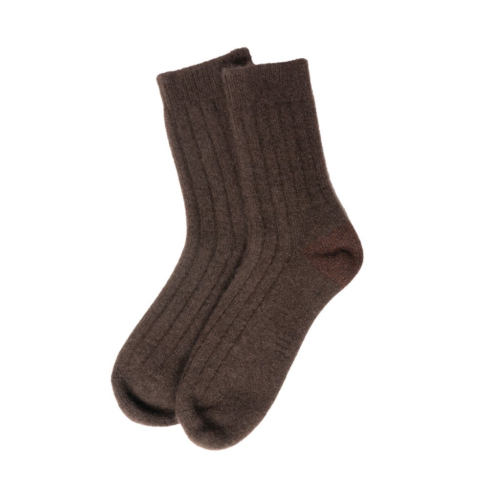 Oims Yak Wool Sock - Yak Brown - Bilde 2