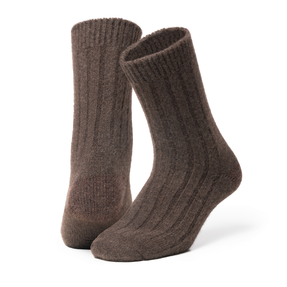 Oims Yak Wool Sock - Yak Brown - Bilde 3