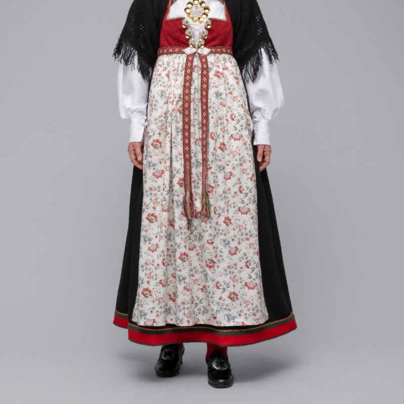 Materialpakke forkle i trykt bomull - Bilde 1