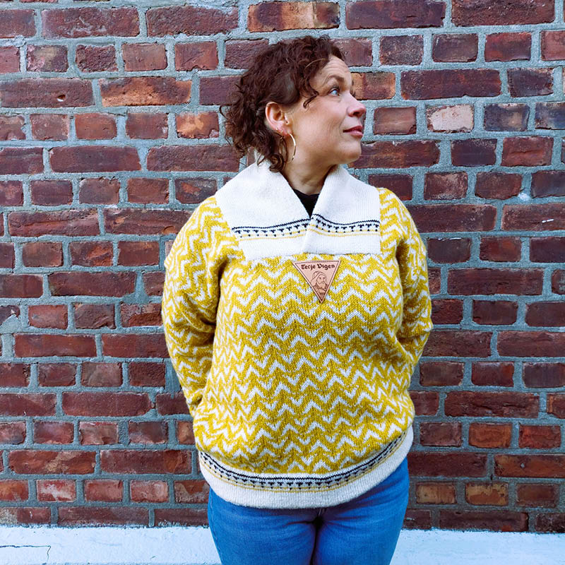 Strikkepakke Terje Vigen gul - Bilde 1