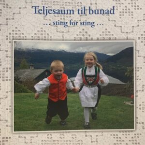 Teljesaum til bunad - sting for sting
