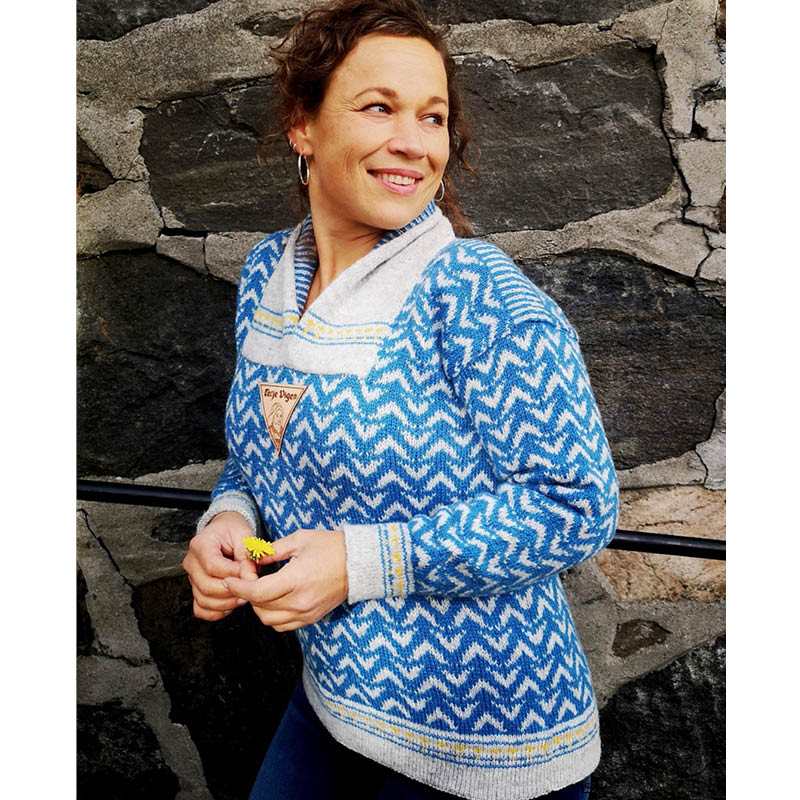 Strikkepakke Terje Vigen, klar blå - Bilde 1