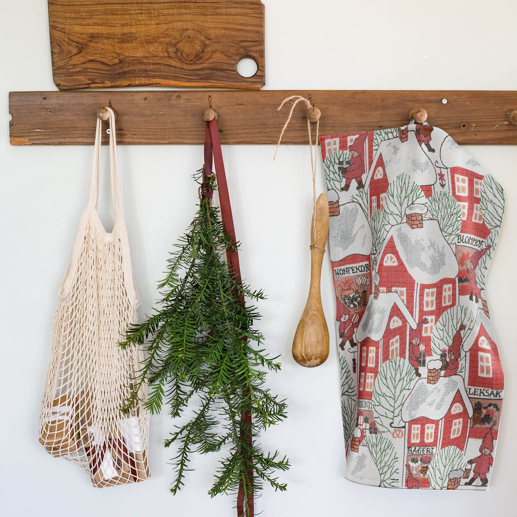 Håndkle Tomtebyn 35x50 cm - Bilde 2